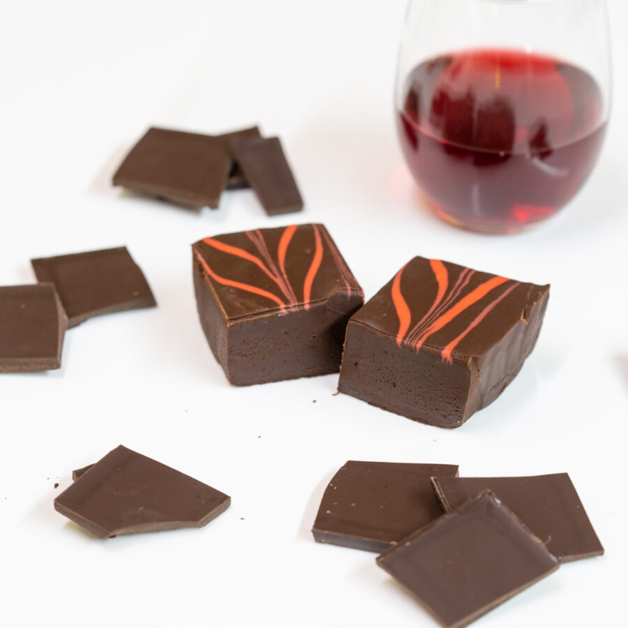 Dark Chocolate Cabernet Fudge Product Photo