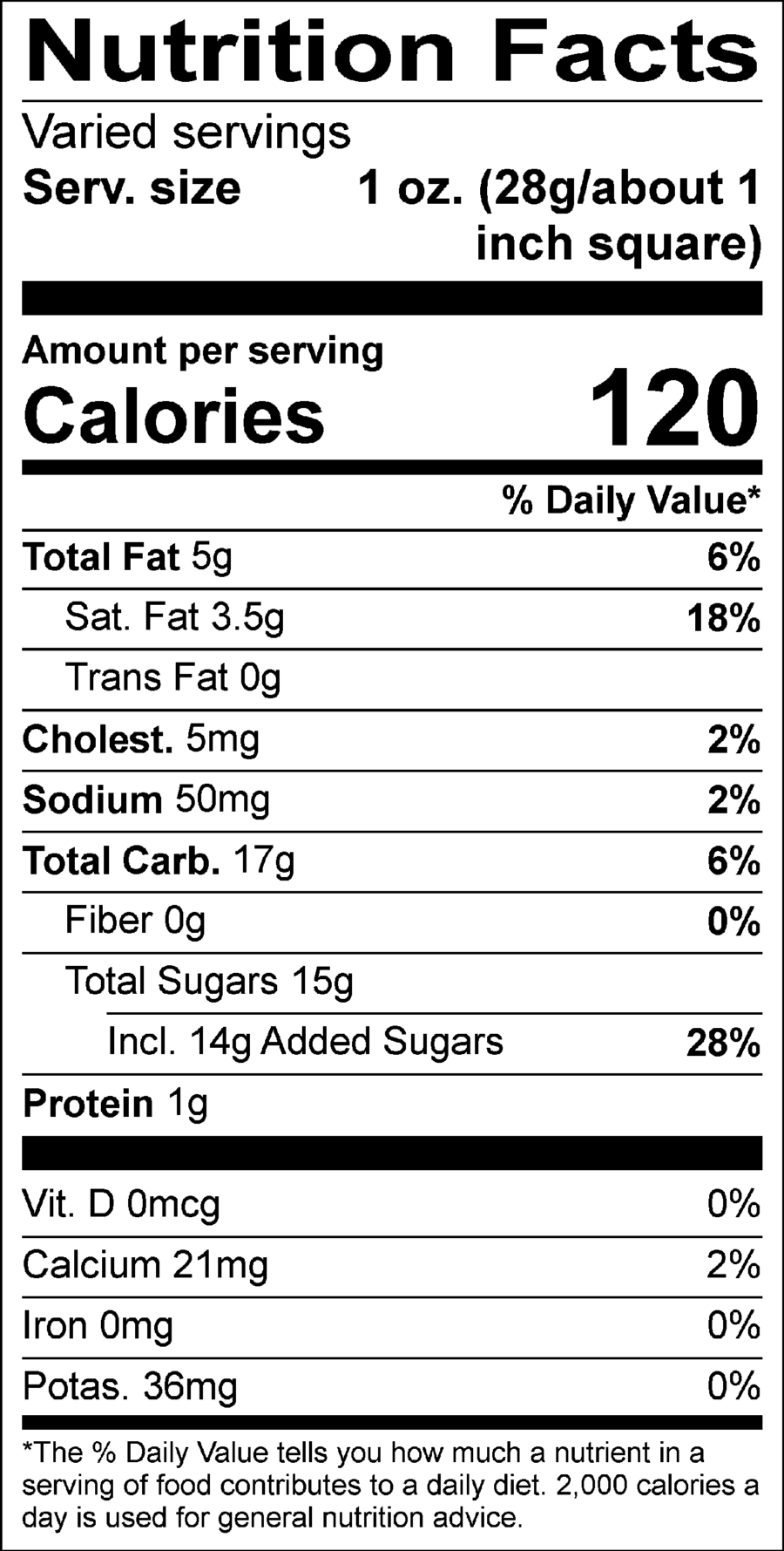 Caramel Salted Peanut Fudge Nutrition Facts.