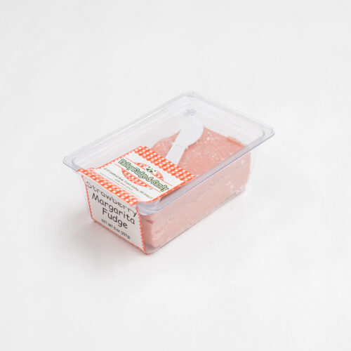 Valley Fudge and Candy Strawberry Margarita Fudge in 1/2 lb. packaging.