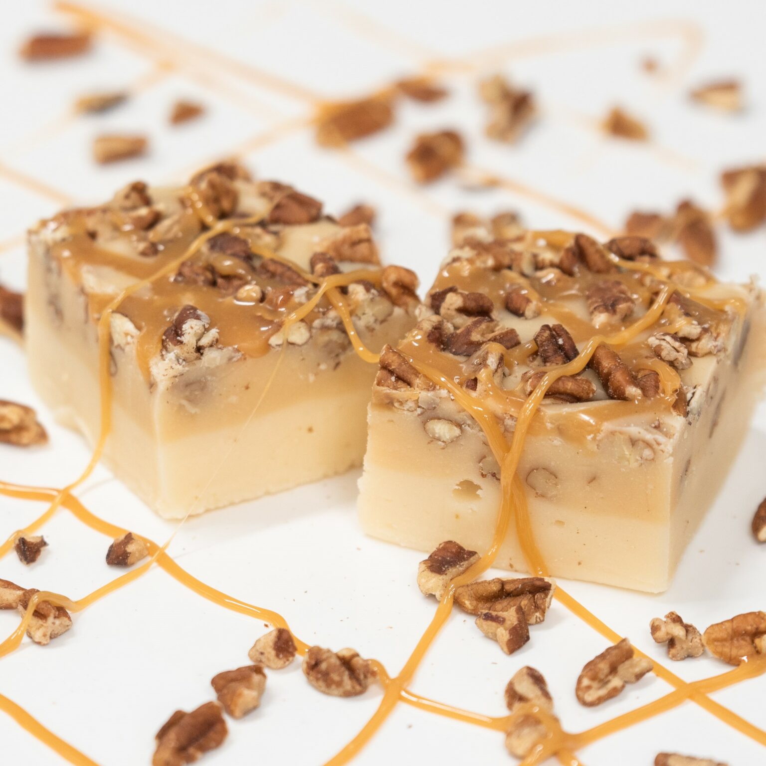 Caramel Turtle Cheesecake Fudge Product Photo