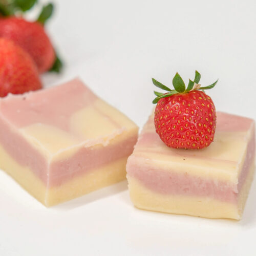 Strawberry Cheesecake Fudge Product Photo