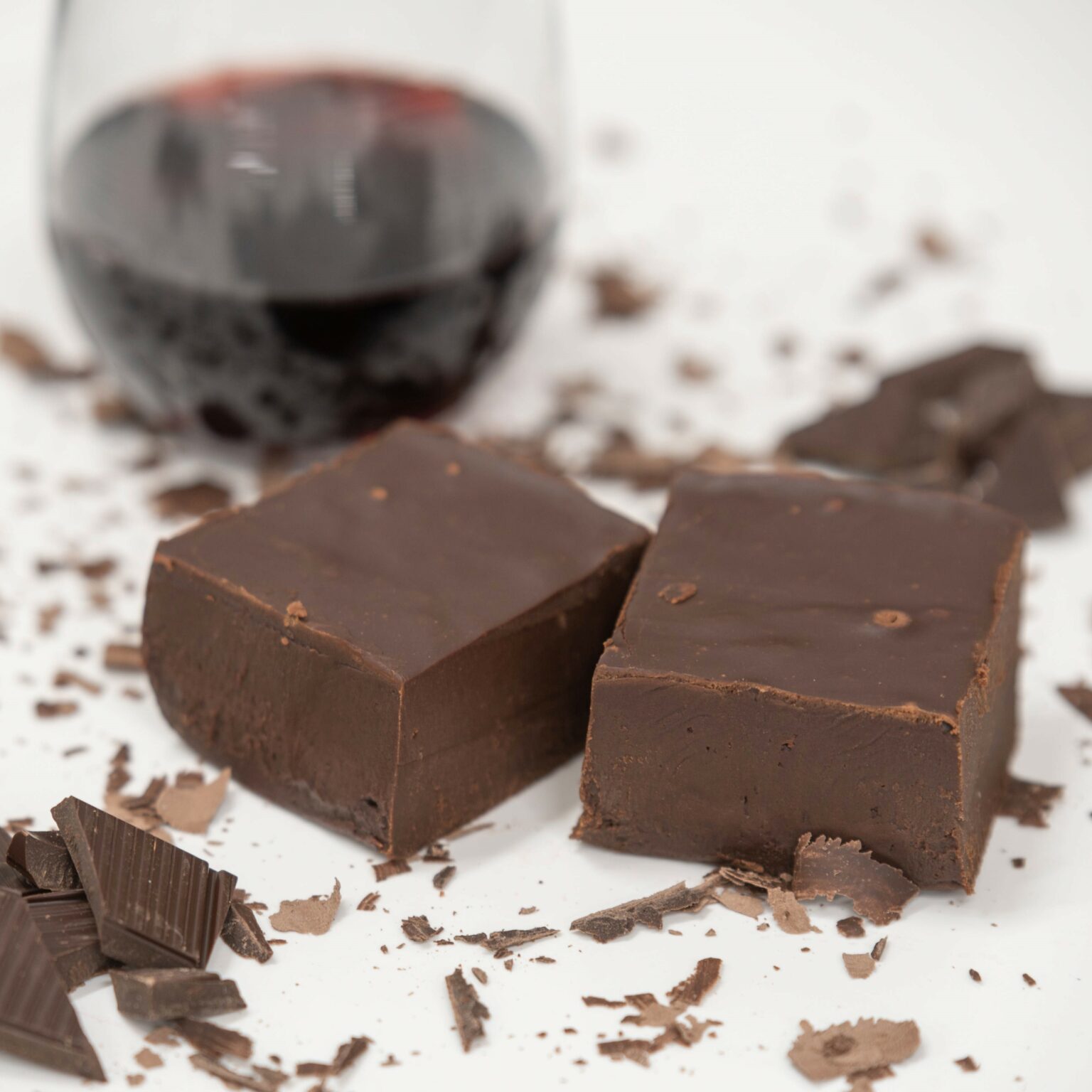 Dark Chocolate Cabernet Fudge