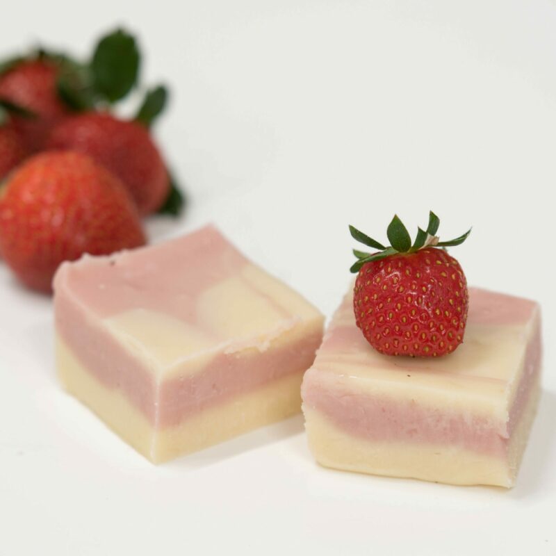 Strawberry Cheesecake Fudge Product Photo
