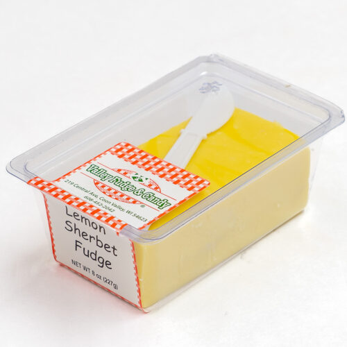 Lemon Sherbet Fudge In 1/2 lb. Packaging