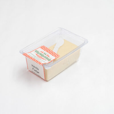 Vanilla Fudge in 1/2 lb. packaging.