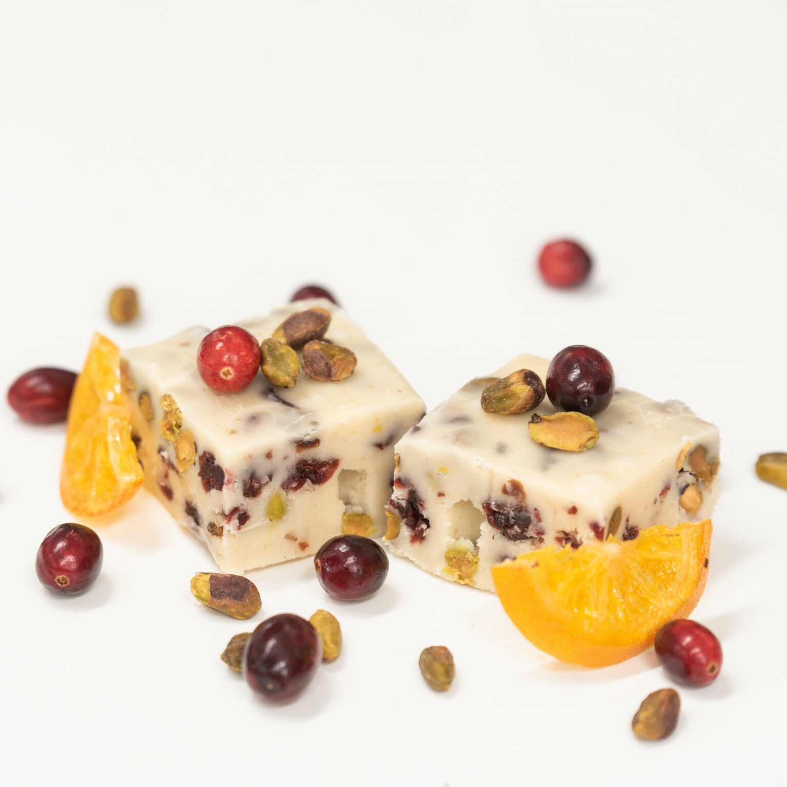 Cranberry Orange Pistachio Fudge Product Photo