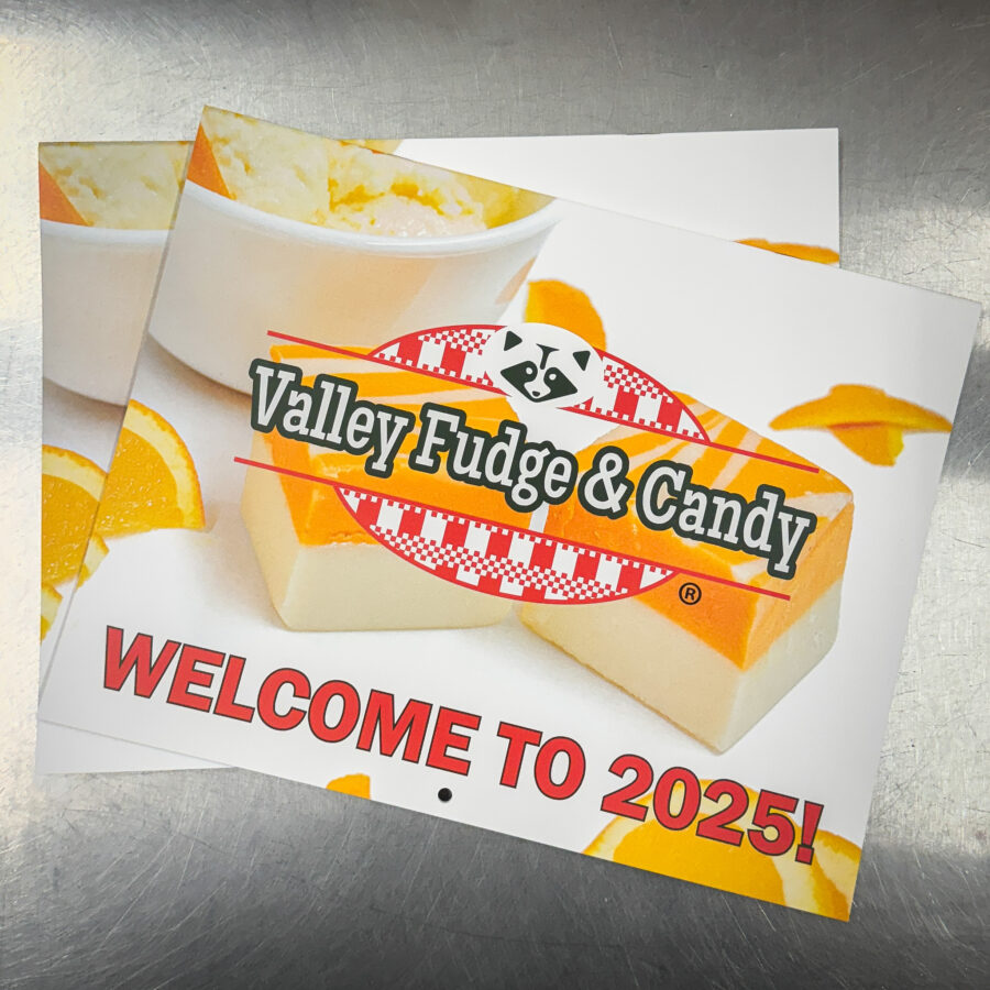 Valley Fudge & Candy 2025 Calendar