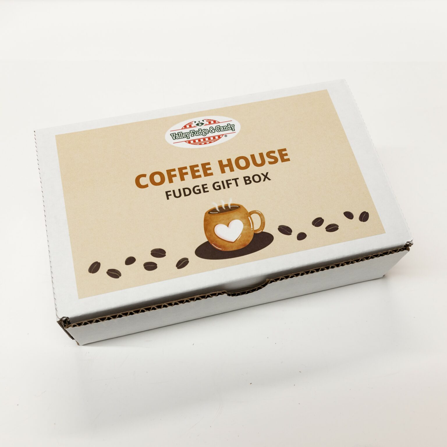 Coffee House Fudge Gift Box - Top Photo