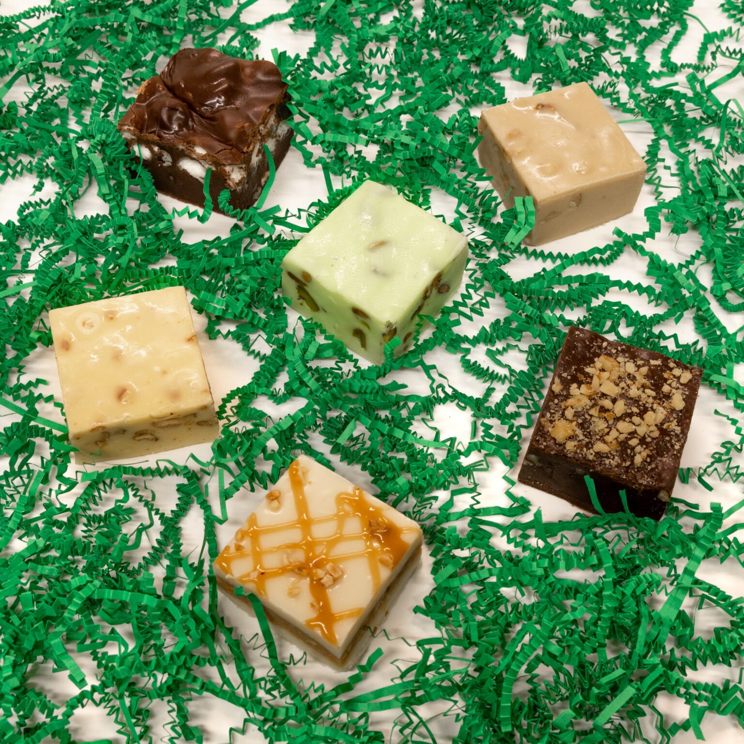 Nutty Assortment Fudge Gift Box - Assorted Fudge Photo