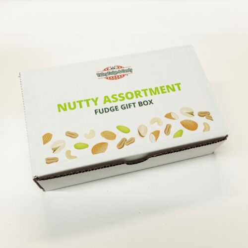 Nutty Assortment Fudge Gift Box - Top Photo