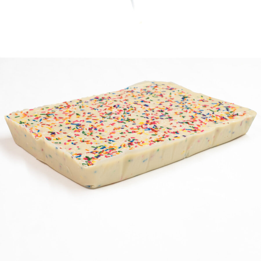 Birthday Cake Fudge Full Slab Photo