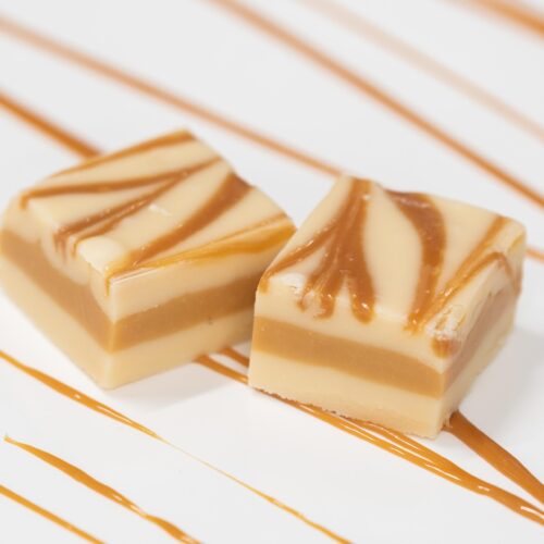 Caramel Vanilla Swirl Fudge Product Photo