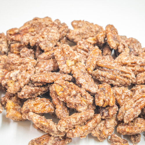 Cinnamon Glazed Pecans out of package