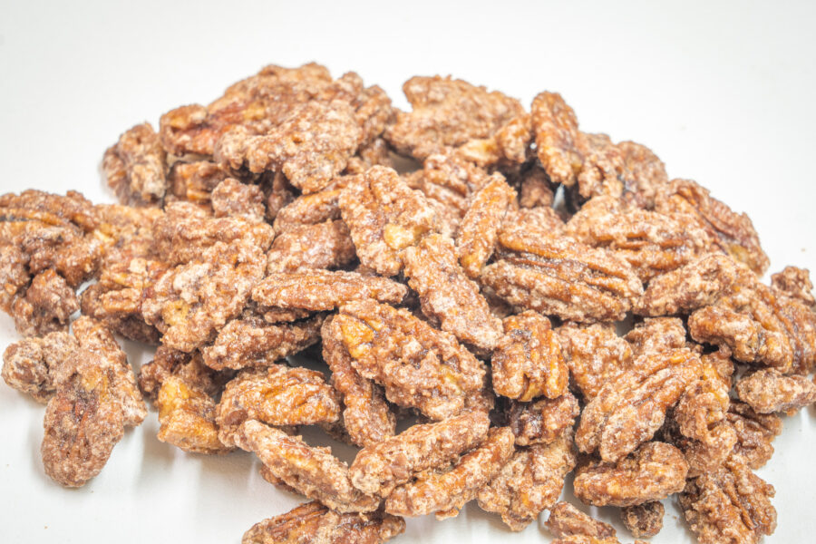 Cinnamon Glazed Pecans out of package